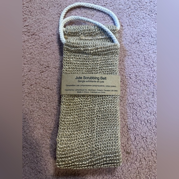NWT Jute Scrubbing Belt Jute Cotton Blend $19 MSRP - Picture 1 of 3